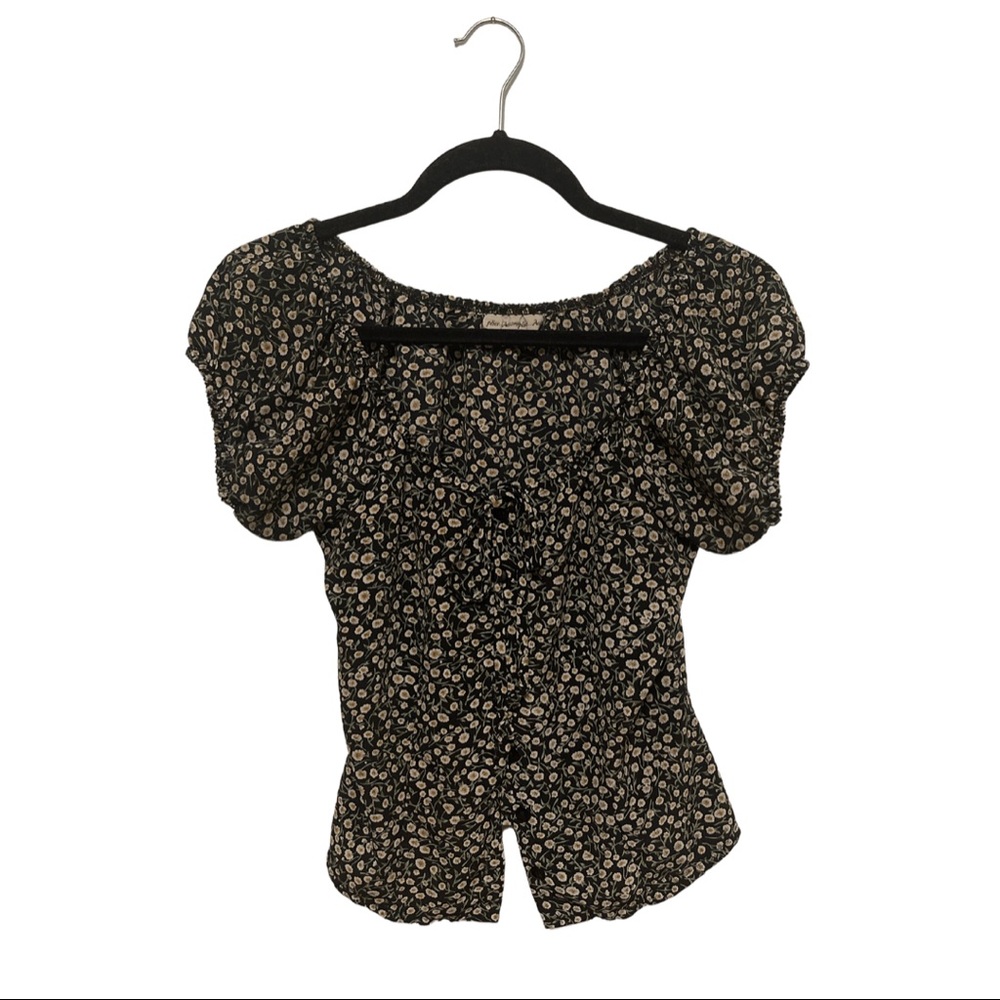 Accomplice Women’s Vintage Floral Crop Top Size Small